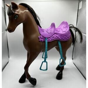 Barbie & Sisters Doll A Pony Tale Skipper Horse 2012 Mattel Purple Saddle